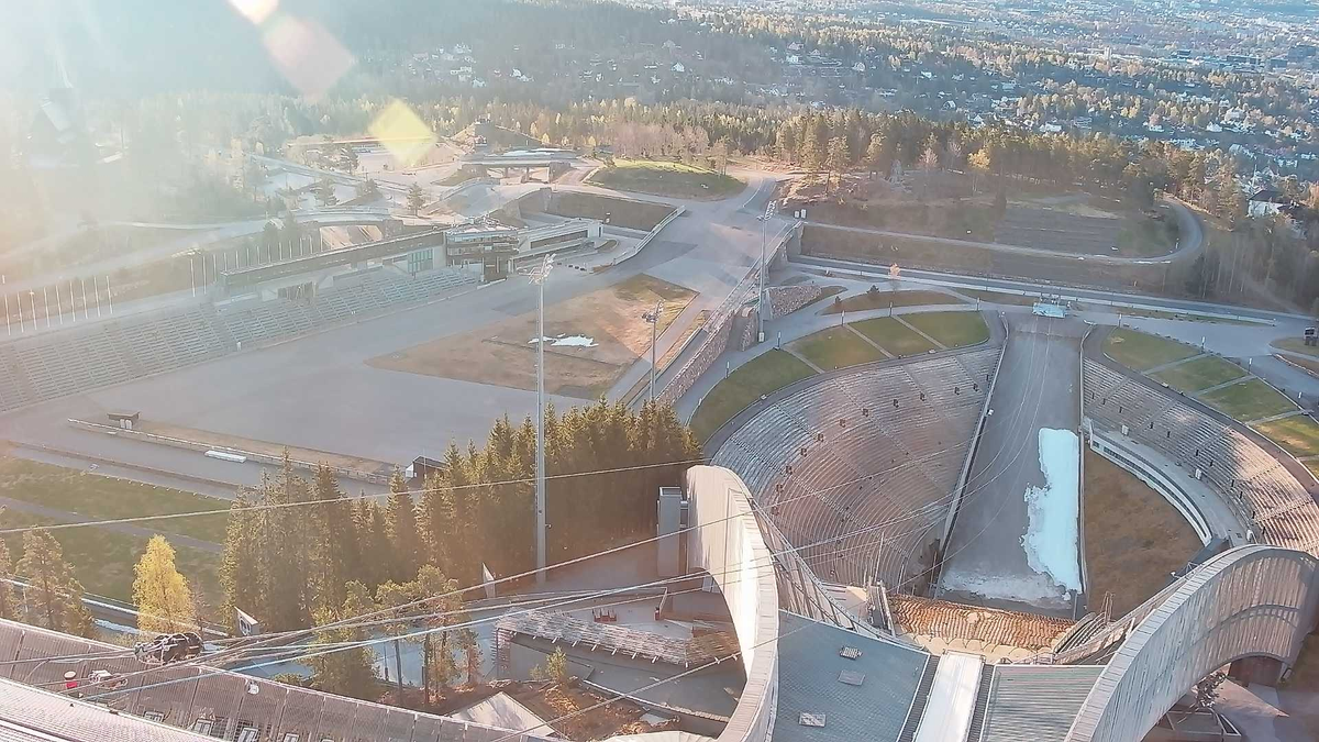 Webkamerabilde fra Holmenkollen.